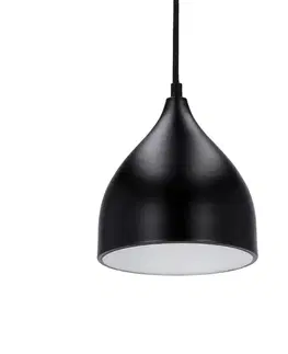 Závěsná lampa Ystad 170mm LEDEA E27 40W kovová černá
