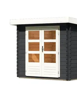 Dřevěný zahradní domek BASTRUP 2 Lanitplast