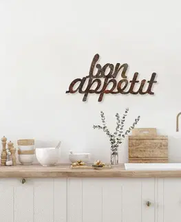 Dekorativní kovový doplněk na zeď Rusty Bon Appetit
