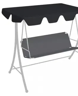 Stříška na zahradní houpačku 150/130x70/105 cm Dekorhome