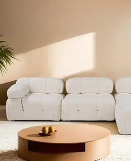 Rohová sedací souprava Bubble Beige L1-O1-1R-PUF
