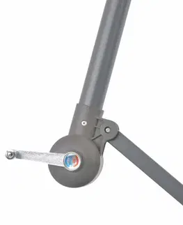 Konzolový slunečník s LED světly Ø 300 cm