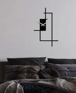 Dekorativní kovové nástěnné hodiny Corner