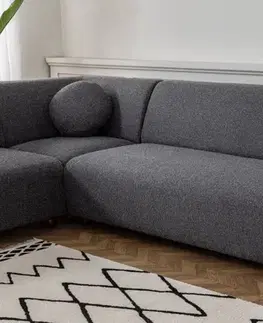 Rohová sedací souprava Eddy Corner 2 (3L-C-3R) - Dark Grey