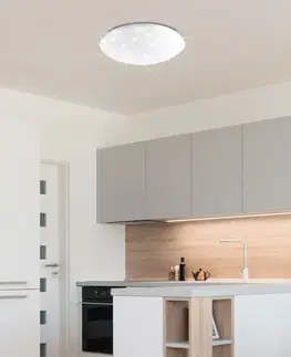 Stropní lampa bílá LED 49cm 4000K hvězdná obloha Magnus