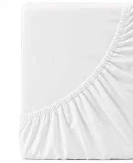 4Home Jersey prostěradlo DELUXE bílá, 180 x 200 cm, 180 x 200 cm