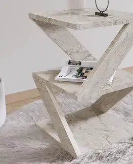 Odkládací stolek Albeni Travertine