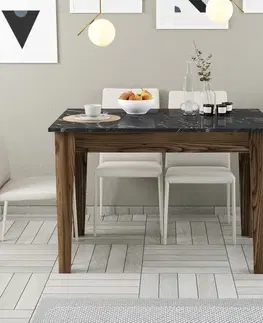 Kuchyňský stůl Kiev 509 - Walnut, Black