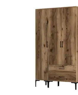 Šatní skříň Kumsal ST - Walnut