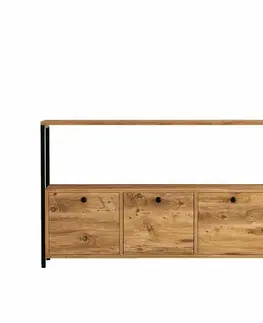 Skříňka Nero v2 Atlantic Pine and Black