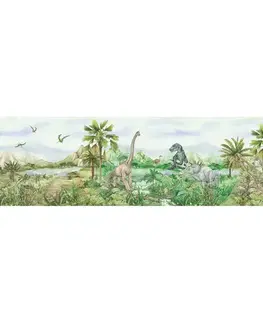 Samolepicí bordura Dinno, 500 x 9,7 cm