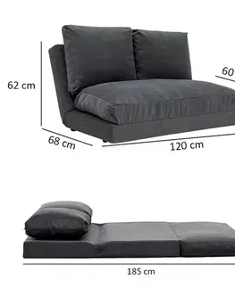 Rozkládací pohovka Taida Grey