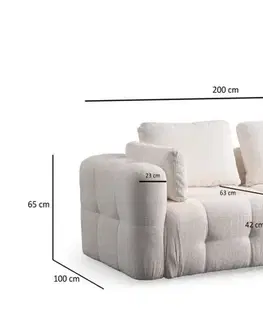 Dvoumístná pohovka Amaris 2 Seater -White