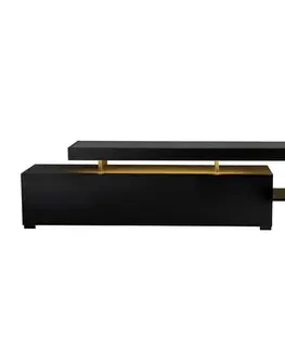 Televizní stolek Beliz Wood Black