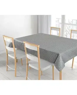Bellatex Ubrus Adéla Pnoucí kvítek šedá, 120 x 140 cm, 120 x 140 cm