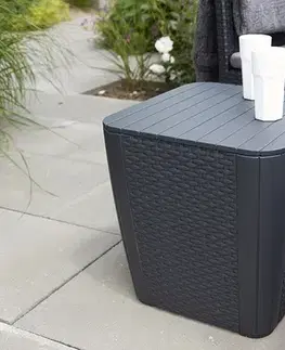Zahradní stolek / úložný box LUZON Rojaplast