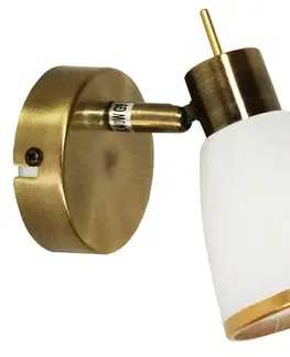 Patinovaná/bílá nástěnná lampa Lampa Regent