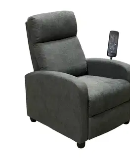 Masážní křeslo DELUXE šedé
