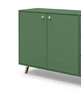 ArtStol Komoda SIENA 2D3S | zelená