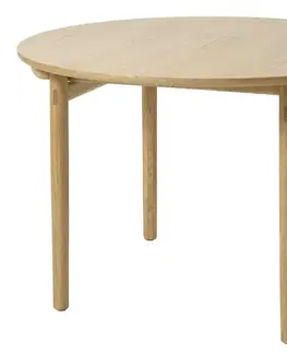 Estila Rozkládací jídelní stůl Roskilde, světlý dub, 120–210 cm