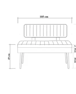 Jídelní set s rozkládacím stolem a židlemi (5 kusů) Vina 1053 - 4 - Anthracite, Walnut