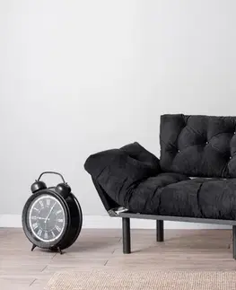Trojmístná rozkládací pohovka Nitta Triple - Black