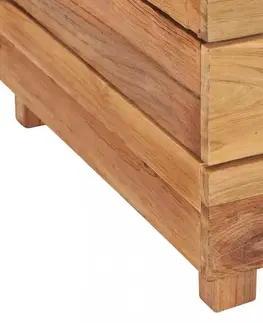 Zahradní truhlík teakové dřevo Dekorhome