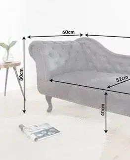 Chesterfield lenoška ZETHOS Dekorhome