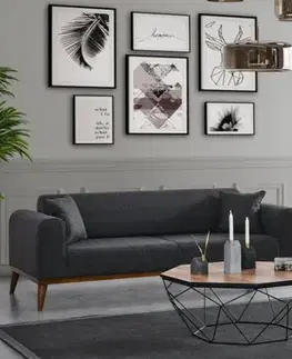 Trojmístná rozkládací pohovka Cofi 3 Seater - Anthracite