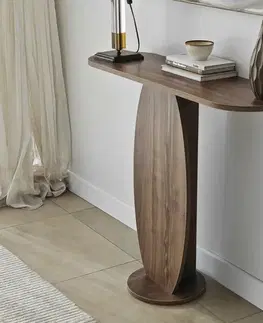 Odkládací stolek Ellittica Walnut