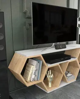 TV stolek Bal - White, Sonomo