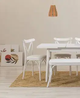 Extendable Dining Table Vina - White