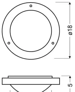 Stropní svítidlo Aquila Stropní svítidlo G9 Patina IP44