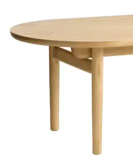 Estila Konferenční stolek Roskilde, světlý dub, 130 cm