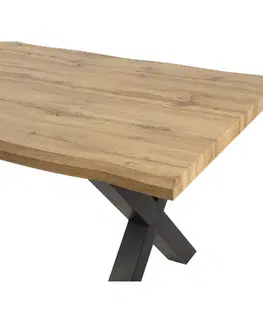 Jídelní stůl TIMBER CROSS 140, přírodní dub