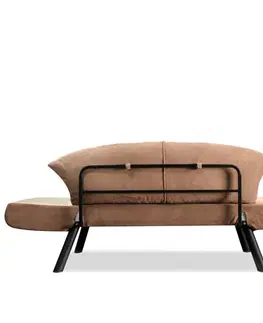 Dvoumístná rozkládací pohovka Genzo - Light Brown