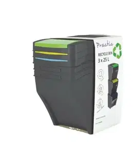 Koš na tříděný odpad Recykle BIN 3x 25 l