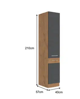 Vysoká skříňka VEGA 40 DK-210 2F Tempo Kondela