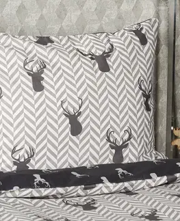 4Home Bavlněné povlečení Reindeer, 140 x 200 cm, 70 x 90 cm