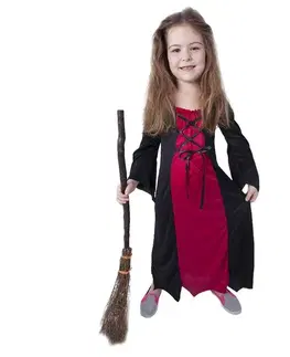 Rappa Dětský kostým Čarodějnice Morgana, vel. M