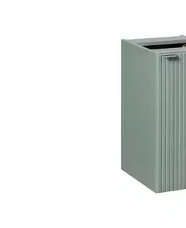 ArtCom Závěsná skříňka do koupelny LINE Reed Green 81-30-1D | 30 cm