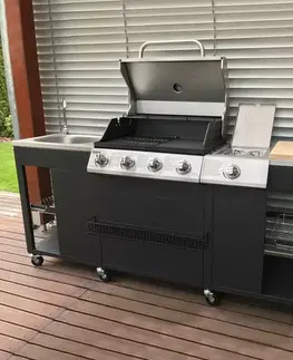 Avenberg Velká luxusní zahradní kuchyně s plynovým grilem TEXAS
