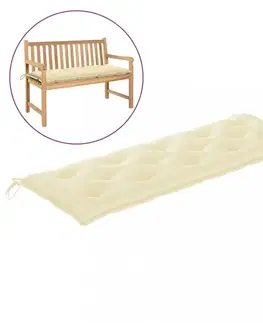 Voděodolná poduška na zahradní lavici 150 cm Dekorhome
