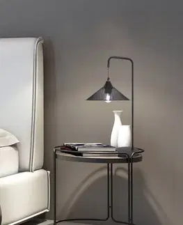 Stolní lampa kovová černá Kiruna Ledea