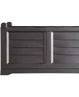 Bama Velkoobjemový truhlík s výsevnou nádobou Arredo antracit, 79 x 35 x 37 cm