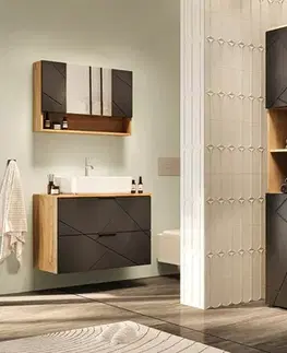 Szynaka Závěsná skříňka do koupelny MAZI BLACK 71
