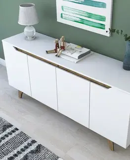 Skříňka Good White and Walnut