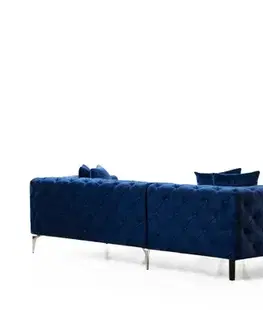 Rohová sedací souprava Como Right - Navy Blue