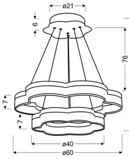 Závěsné svítidlo CLOUD LED Candellux