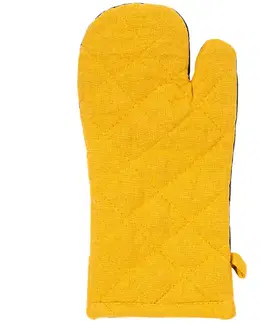 Trade Concept Chňapka a podložka Heda žlutá / hnědá, sada 2 ks